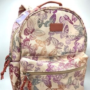 Holographic Rainbow Buttery Fly Backpack